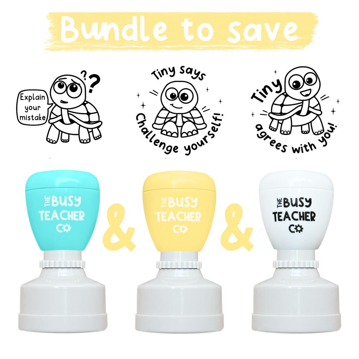 White Rose Tiny Marking Stamp Bundle