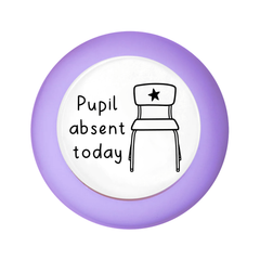 Pupil Absent Today Stamp